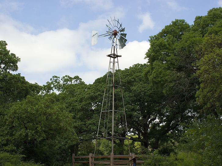 Windmill, Ranch, gård, jordbruk, landsbygdens, landskap, gamla