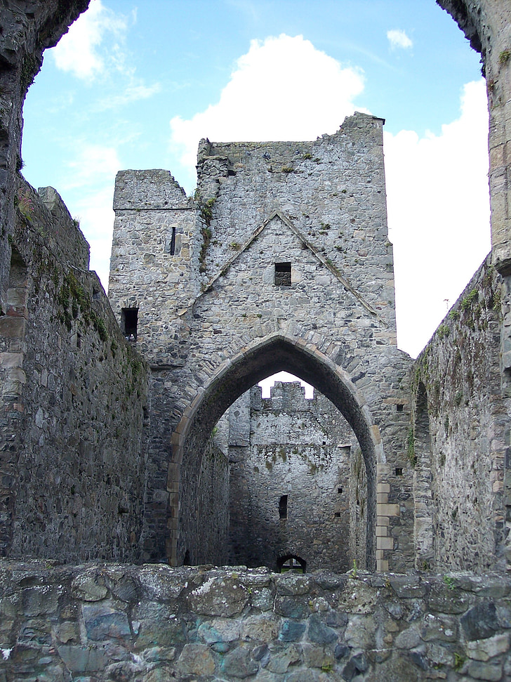 Arches, Castle, kő, történelmi, turizmus, Vintage