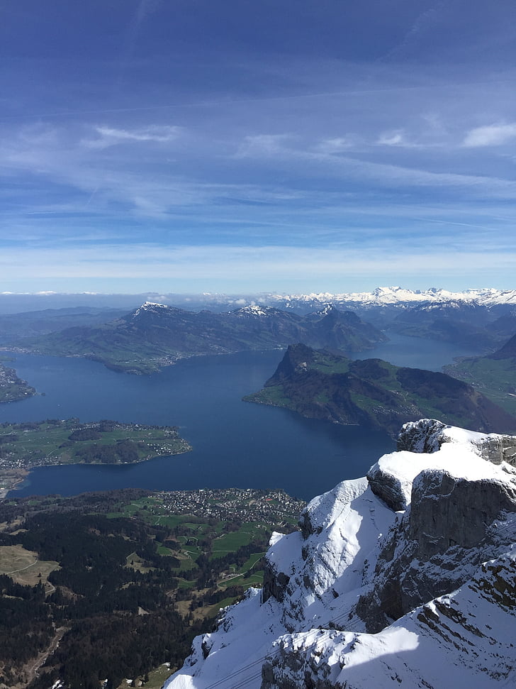 Alpin, Schweiz, schweiziska Alperna, Mountain, naturen, snö, Scenics