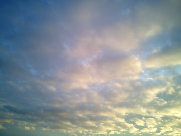 空, サンセット, 色, 雲, バック グラウンド, テクスチャ, 太陽