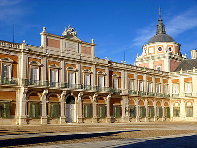 Královský palác, Aranjuez, Španělsko, hrad, dědictví, Památník, Architektura