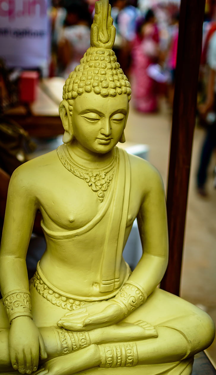 Budda, głowa Buddha, Klasztor, Buddyzm, posąg, Złoto, kultury