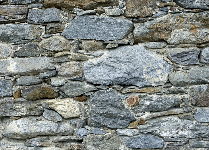 kamienny mur, kamień, ściana, murarskie, kamienie naturalne, stary