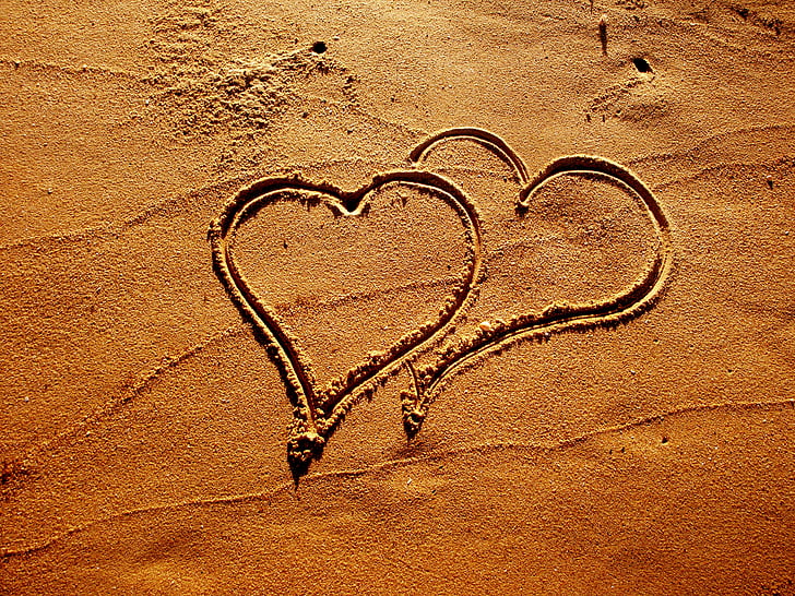 širdies, meilė, Romantika, santykiai, santuoka, Vestuvės, simbolis