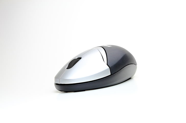 mouse, computer, white, isolated, peripheral, input device