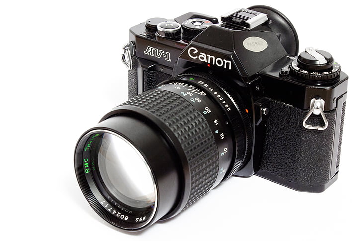 Canon, appareil photo, analogiques, spiegelrefelx, photographie, photo, objectif