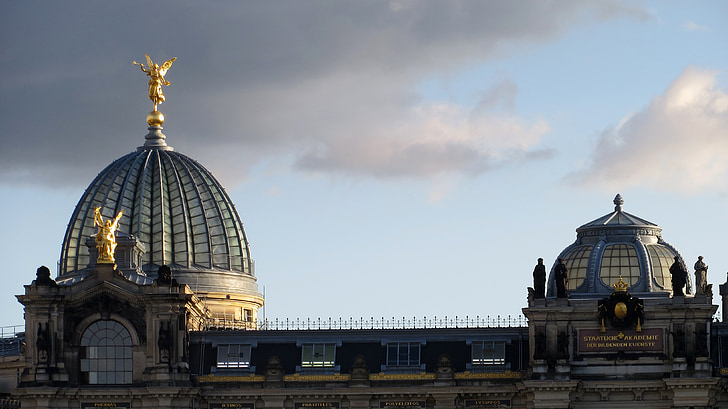Dresden, albertinum, cúpula, telhado, parte do edifício, Monumento, Figura
