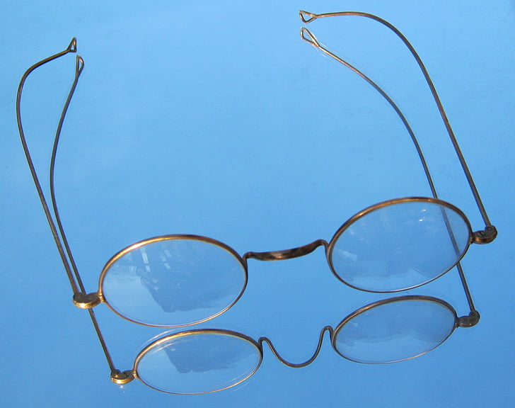 læsebriller, briller, gamle, om, lære, Læs, briller