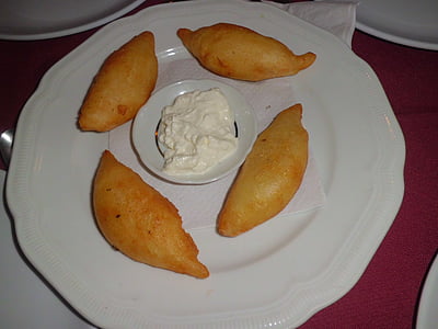 Empanadas, parabolen typisk for colombia, snack