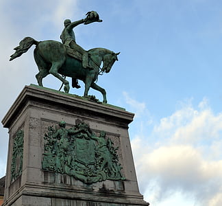 monument, statuen, hest, Reiter, rytterstatue, skulptur, historisk