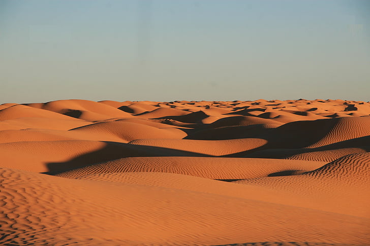 desert de, Tunísia, cursa, sender, Marató, dunes, dunes de sorra