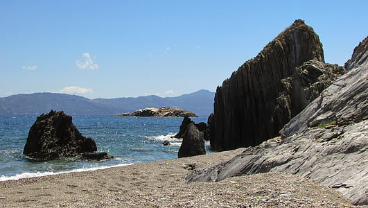 Grčija, Skiathos, otok, Beach, rock, Sporadi, sredozemski
