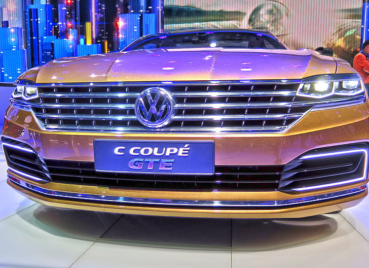 VW, Volkswagen, c coupe gte, khái niệm xe, chiếc nguyên mẫu, mở đầu, Thượng Hải auto Hiển thị