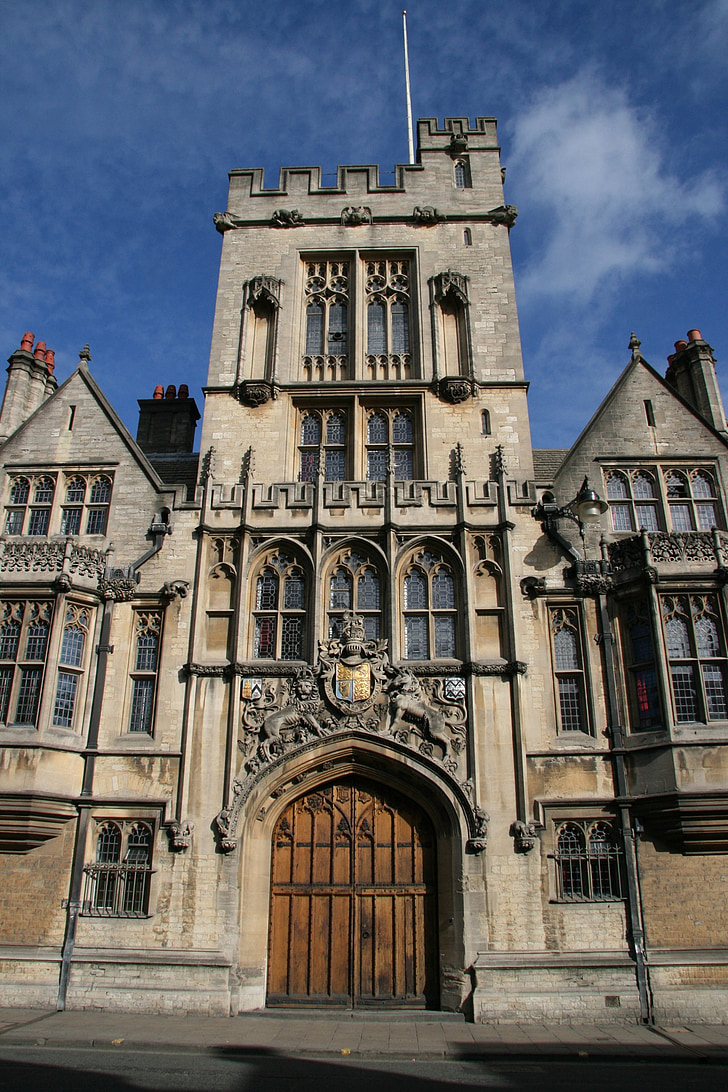 Oksfordas, Anglija, tornis, UK, arhitektūra, ēka, orientieris