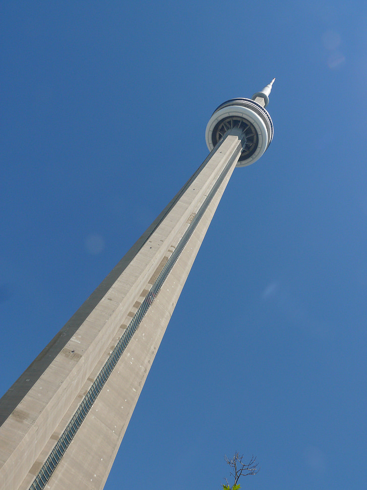 Torre, Canadá, Toronto, arquitectura, lugar famoso, cielo