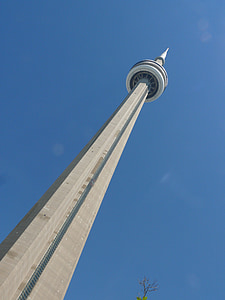 Torre, Canada, Toronto, architettura, posto famoso, cielo