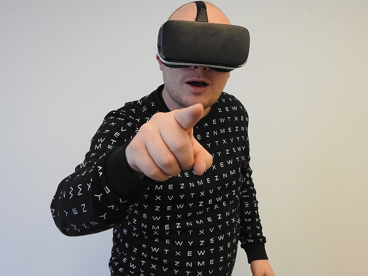 virtuell virkelighet, øye, teknologi, virkelighet, virtuelle, hodetelefonen, Tech