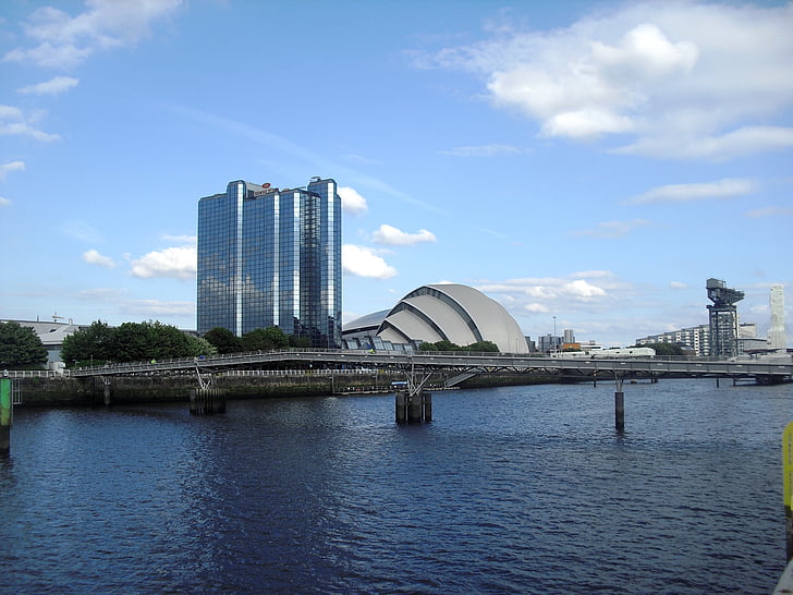 secc, Glasgow, ēkas, arhitektūra, Clyde