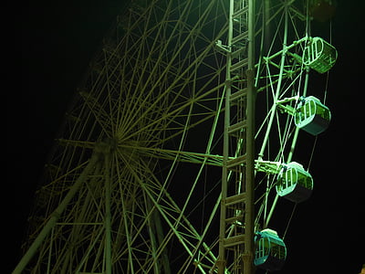 Ferris wheel, đêm, Tuyệt vời, sự im lặng, những kỷ niệm