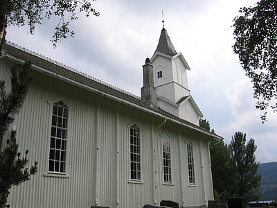 Crkva, Norveška, Skandinavija, kapela, drvena crkva, arhitektura