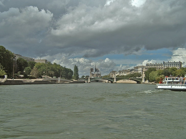 Paris, floden, Seine, Frankrike