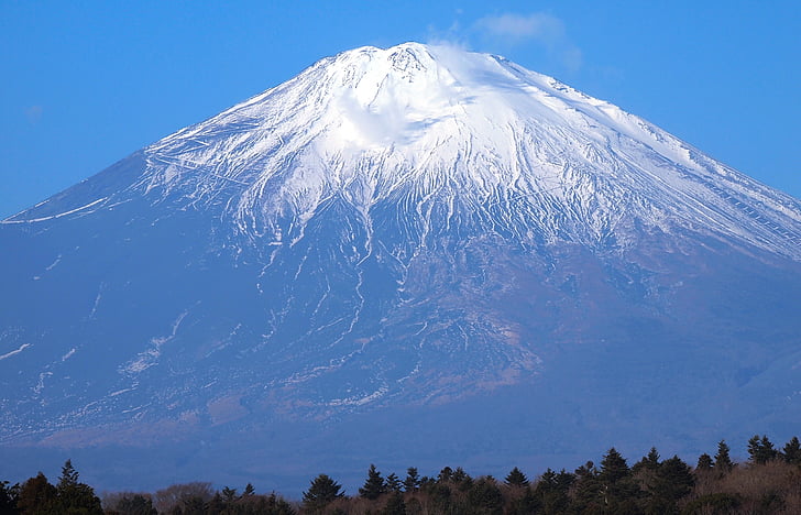 MT fuji, Gotemba, winter, prefectuur Shizuoka, Mound, sneeuw, bergbeklimmen