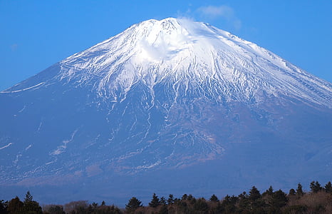 Monte fuji, Gotemba, Inverno, província de Shizuoka, Monte, neve, escalada de montanha
