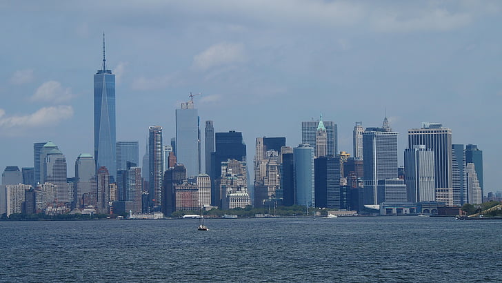 New york, Skyline, New york city, grattacieli, Uniti amsterdam, grattacielo, Stati Uniti d'America
