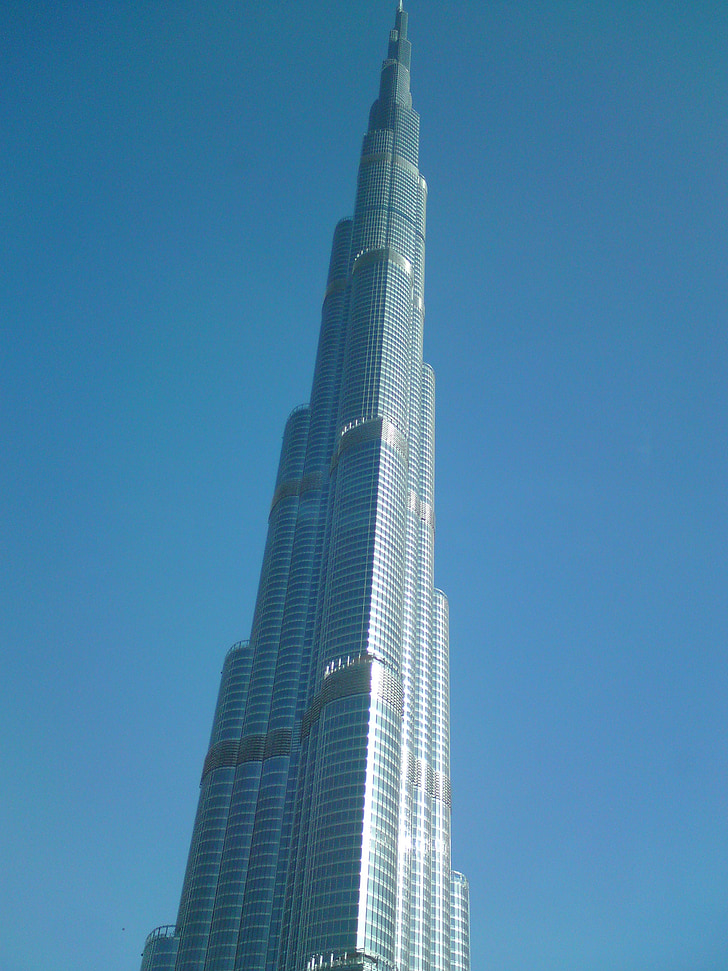 Burj khalifa, Dubai, edificio, arquitectura, rascacielos, Emiratos Árabes Unidos