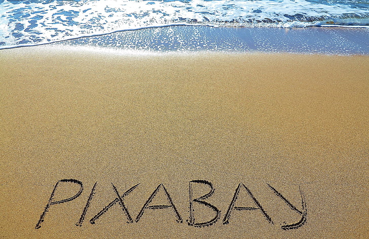 pixabay, море, пясък, плаж пясък, океан, вода, слънчева светлина