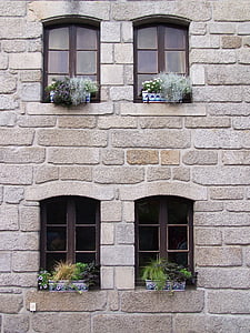 Wände, Fassade des Hauses, Gebäude-Fassade, Fassade, alte Häuser, Haus, Frankreich