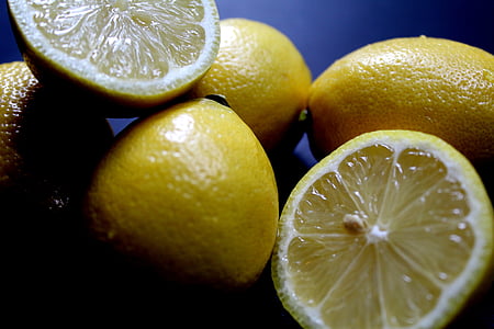 citrón, limonáda, ovocie, sklo, nápoj, čerstvé, nápoj