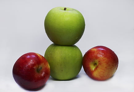 apel, buah, Makanan, sehat, organik, segar, alam