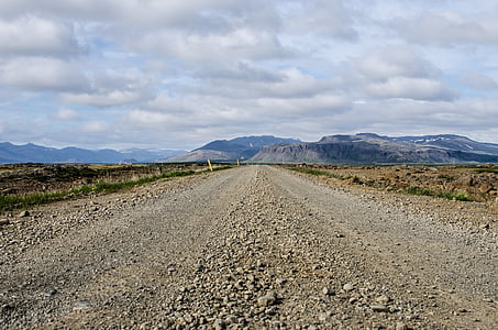 gravel, road, mountains, nature, outdoors, rock, texture