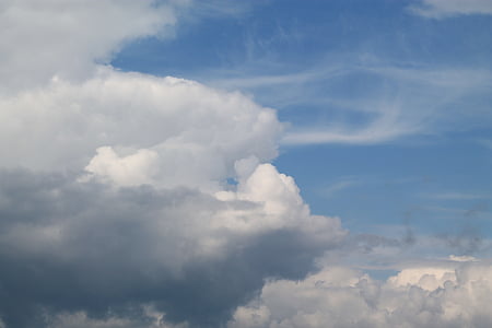 dangus, Orai, debesys, šviesos, oro, atmosfera, debesų forma