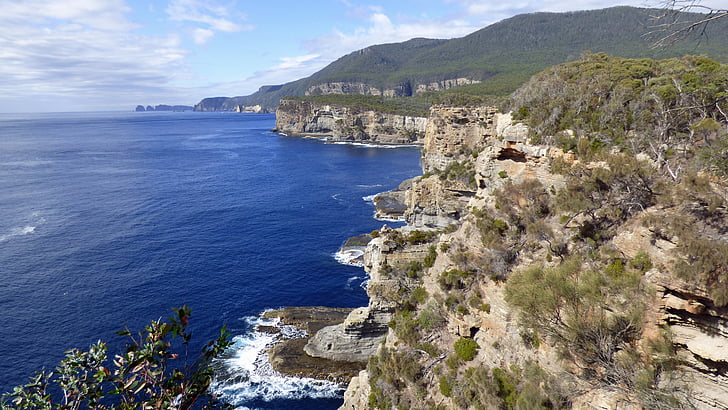 tasmania, tasman arch, coast, australia, rock, park, lookout