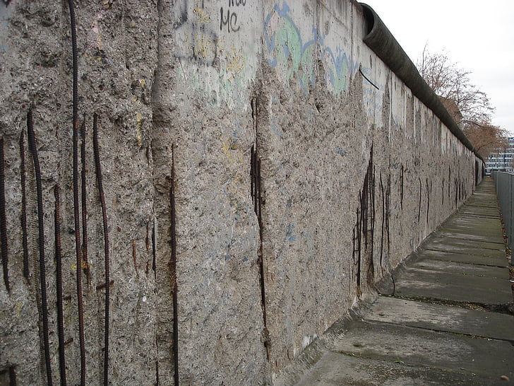 Пам'ятник, Німеччина, бетону, комунізм, Берлінський Мур