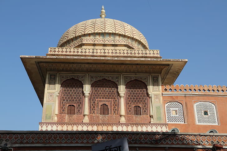 Jaipur, Rajasthan, Indien, arkitektur, vartegn, turisme, gamle