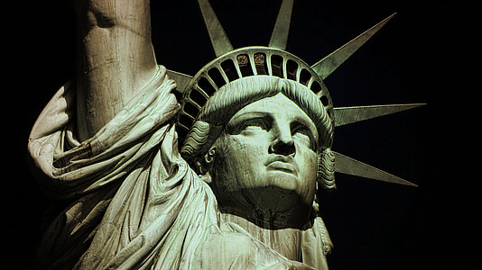 New york, Socha svobody, velké jablko, Spojené státy americké, Spojené státy americké, Amerika, symbol
