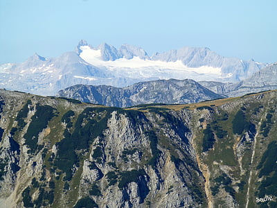 planine, planinarenje, Austrija, Prikaz, priroda, alpski, Panorama