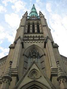 Katedrála, věž, Anglican, Architektura, věž, křesťan, Gotická