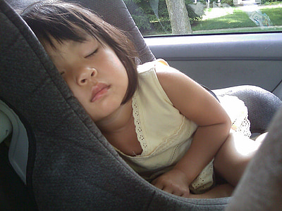 το παιδί, στον ύπνο, κάθισμα αυτοκινήτου, Κορίτσι, μωρό, παιδική ηλικία, αθωότητα
