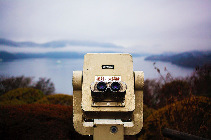 view, looking, nature, adventure, travel, binoculars, standing
