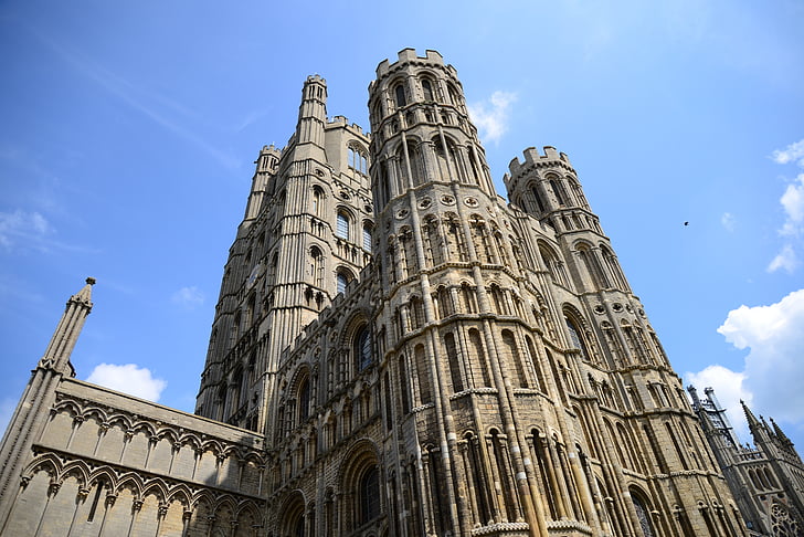 ely cathedral, colossal, church, perspective, neo classical, temple, architecture