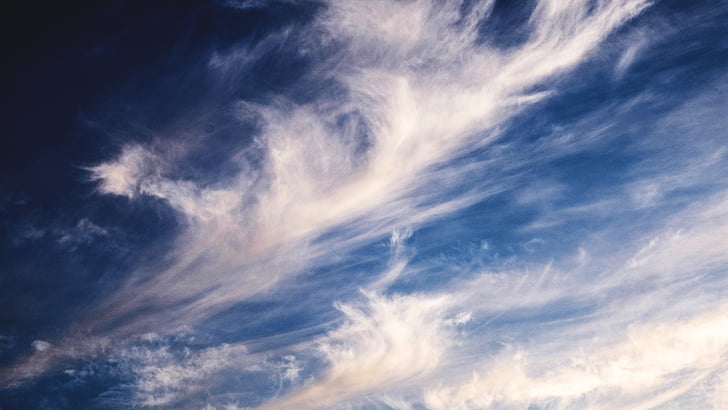 clouds, blue, sky, nature, weather, cloud - Sky, outdoors