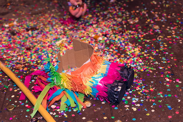 Piñata, Parti, célébration, anniversaire, jouer, mariage, soirée entre hommes