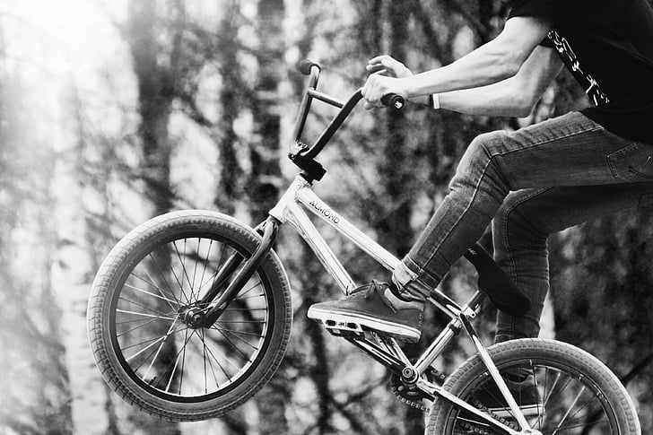 BMX, fiets, Bikepark