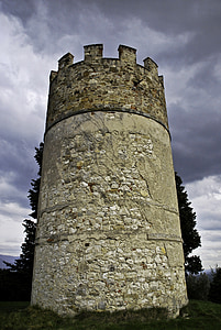 toren, oude, Italië, hoge, steen, verdedigen, sprookje