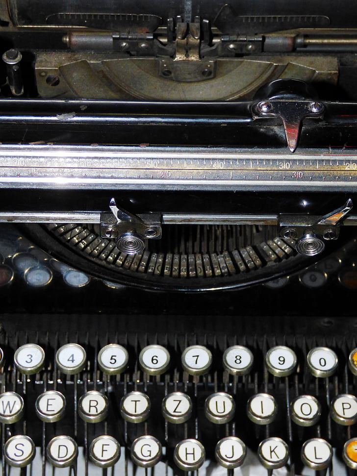 rašomoji mašinėlė, mašina, rašytojas, raštu, šriftas, Spausdinti, laiškas