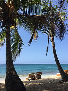 beach, jamaica, sand, sea, ocean, travel, vacation